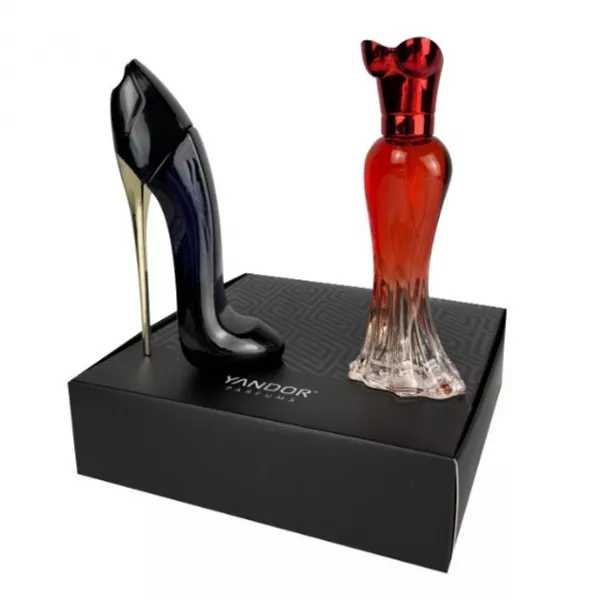 Estuche Mini Tacón y Vestido Rojo (30 ml c/u) Yandor