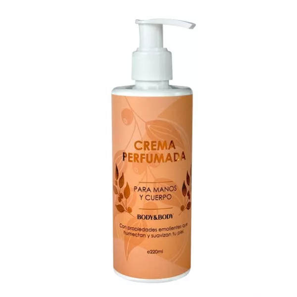 Crema Perfumada Body & Body Etiqueta Durazno  (220 ml)- Escoge la fragancia