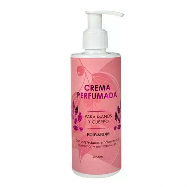 Crema Perfumada Body & Body Etiqueta Rosada  (220 ml) - Escoge la fragancia