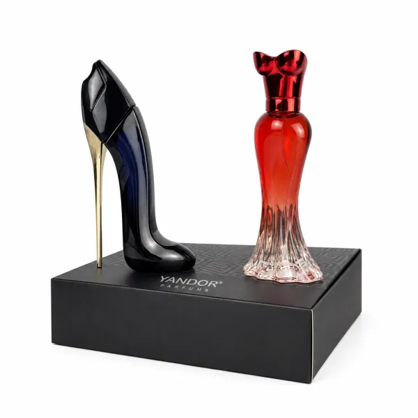 Estuche Mini Tacón y Vestido Rojo (30 ml c/u) Yandor