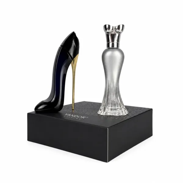 Estuche Mini Tacón y Vestido Plata (30 ml c/u) Yandor