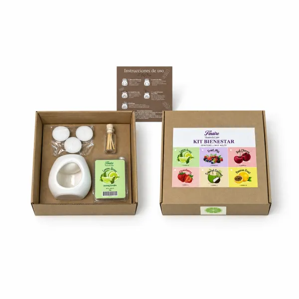 Kit Pebetero Wax Melt Lemon Grass - Finaire  Home & Care