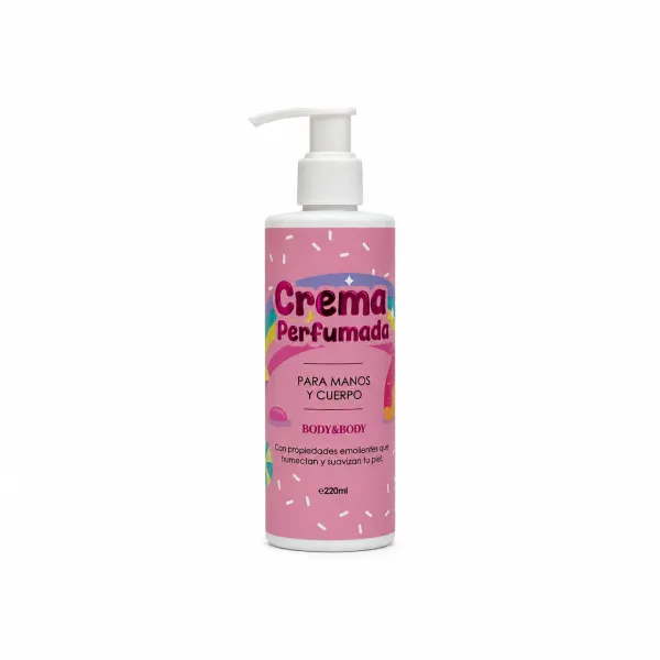Crema Perfumada Body & Body Etiqueta de Arcoiris  (220 ml) - Escoge la Fragancia