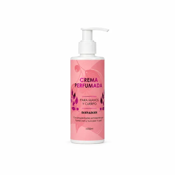 Crema Perfumada Body & Body Etiqueta Rosada  (220 ml) - Escoge la fragancia
